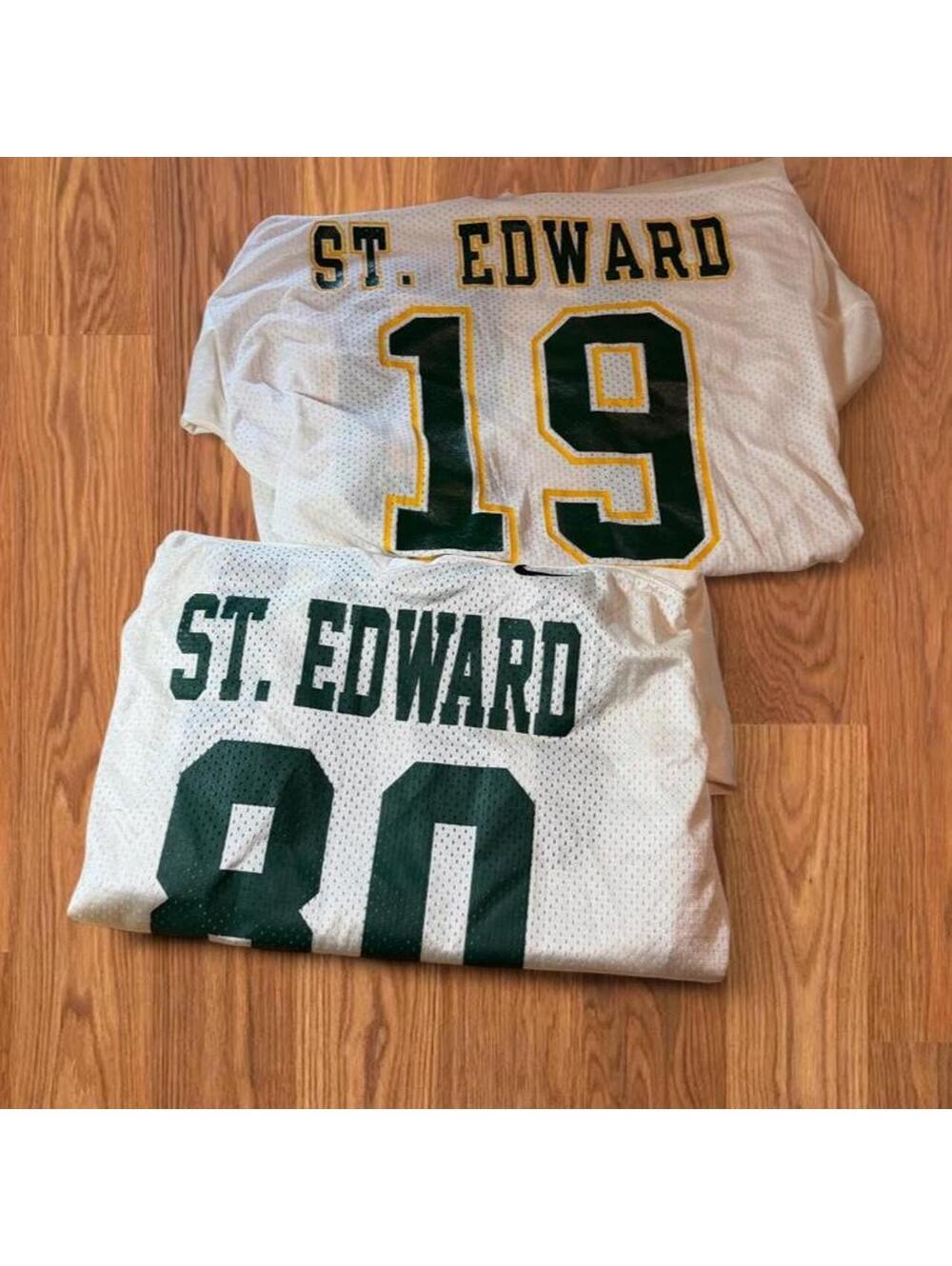 Vintage Nike Russell Athletic St Edward Football Jersey Bundle Men XXL 19 80